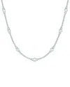 Lab Grown Diamonds 14k 1.50 Ct. Tw. Lab-grown Diamond Station Necklace