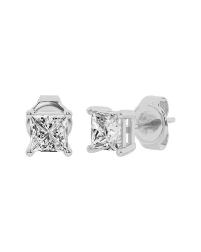 Lab Grown Diamonds 14k 1.50 Ct. Tw. Lab-grown Diamond Studs In Metallic