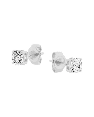 Lab Grown Diamonds 14k 1.50 Ct. Tw. Lab-grown Diamond Studs In Metallic