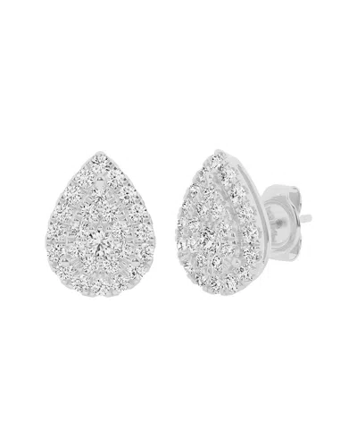 Lab Grown Diamonds 14k 1.50 Ct. Tw. Lab-grown Diamond Studs In Metallic