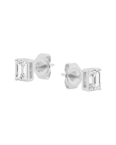 Lab Grown Diamonds 14k 1.50 Ct. Tw. Lab-grown Diamond Studs In Metallic