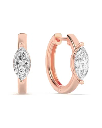 Lab Grown Diamonds 14k 1.50 Ct. Tw. Lab-grown Diamond Earrings In Pink