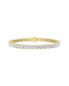Lab Grown Diamonds 14k 11.00 Ct. Tw. Lab-grown Diamond Bracelet In Gold