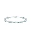 Lab Grown Diamonds 14k 15.00 Ct. Tw. Lab-grown Diamond Tennis Bracelet In Blue