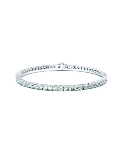 Lab Grown Diamonds 14k 15.00 Ct. Tw. Lab-grown Diamond Tennis Bracelet In Blue
