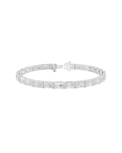 Lab Grown Diamonds 14k 15.80 Ct. Tw. Lab-grown Diamond Fashion Bracelet In White