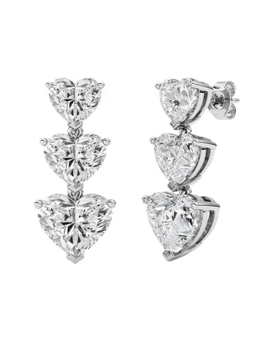 Lab Grown Diamonds 14k 16.00 Ct. Tw. Lab-grown Diamond Earrings In Pattern