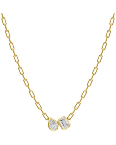 Lab Grown Diamonds 14k 1.70 Ct. Tw. Lab-grown Diamond Necklace In Gold