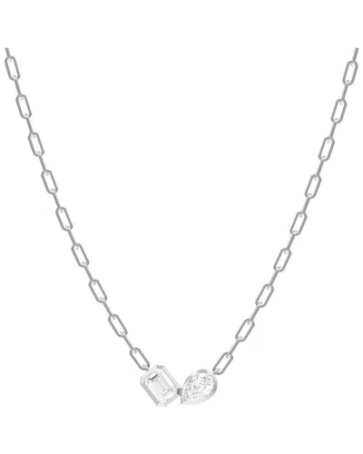 Lab Grown Diamonds 14k 1.70 Ct. Tw. Lab-grown Diamond Necklace In Pink