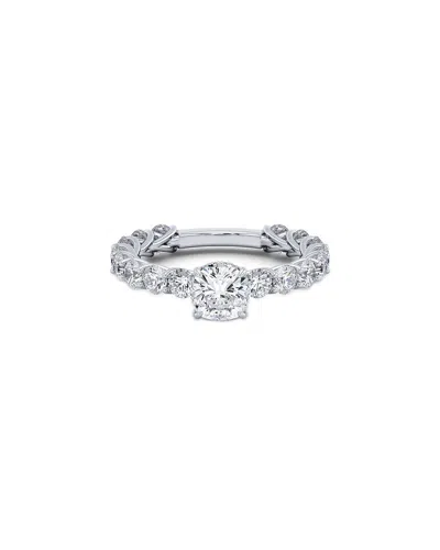 Lab Grown Diamonds 14k 1.70 Ct. Tw. Lab-grown Diamond Ring In Metallic