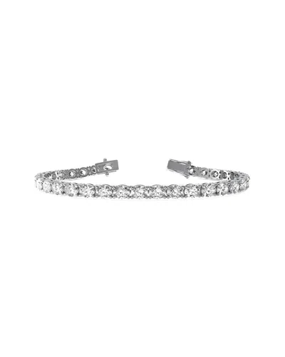 Lab Grown Diamonds 14k 17.50 Ct. Tw. Lab-grown Diamond Bracelet In Metallic