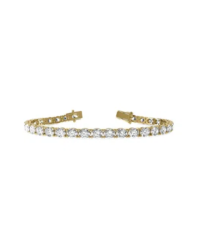 Lab Grown Diamonds 14k 17.50 Ct. Tw. Lab-grown Diamond Bracelet In Gold