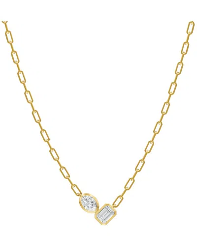 Lab Grown Diamonds 14k 1.80 Ct. Tw. Lab-grown Diamond Necklace In Gold