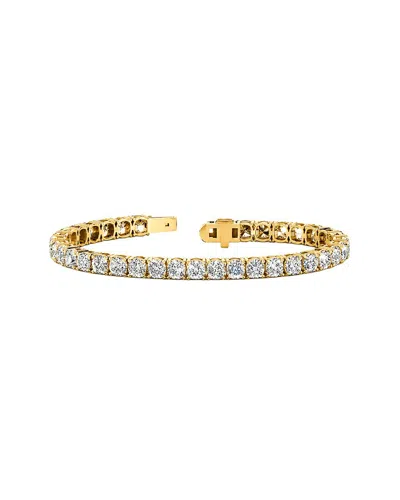 Lab Grown Diamonds 14k 19.08 Ct. Tw. Lab-grown Diamond Tennis Bracelet In Yellow