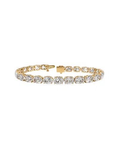 Lab Grown Diamonds 14k 19.68 Ct. Tw. Lab-grown Diamond Tennis Bracelet In Multi