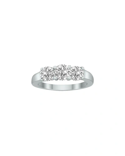 Lab Grown Diamonds 14k 2.00 Ct. Tw. Lab Grown Diamond Ring In Metallic