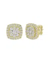 Lab Grown Diamonds 14k 2.00 Ct. Tw. Lab Grown Diamond Cluster Earrings