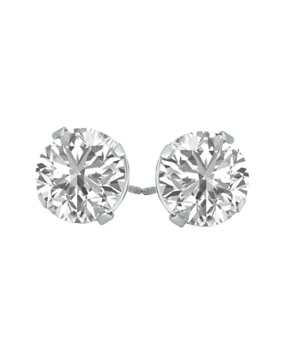 Lab Grown Diamonds 14k 2.00 Ct. Tw. Lab Grown Diamond Earrings In Metallic
