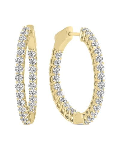 Lab Grown Diamonds 14k 2.00 Ct. Tw. Lab Grown Diamond Hoops In Gold