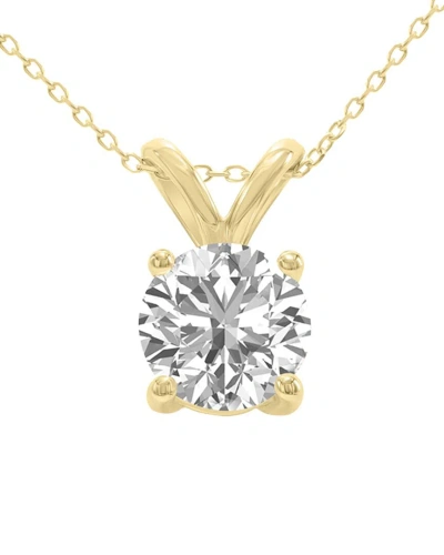 Lab Grown Diamonds 14k 2.00 Ct. Tw. Lab Grown Diamond Necklace In Gold