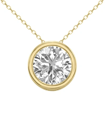 Lab Grown Diamonds 14k 2.00 Ct. Tw. Lab Grown Diamond Necklace In Gold