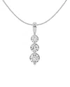 Lab Grown Diamonds 14k 2.00 Ct. Tw. Lab Grown Diamond Pendant Necklace