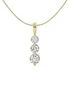 Lab Grown Diamonds 14k 2.00 Ct. Tw. Lab Grown Diamond Pendant Necklace