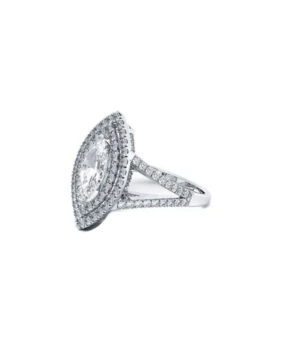 Lab Grown Diamonds 14k 2.00 Ct. Tw. Lab-grown Diamond Ring In Metallic