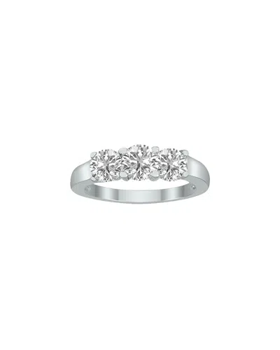 Lab Grown Diamonds 14k 2.00 Ct. Tw. Lab Grown Diamond Ring In Silver