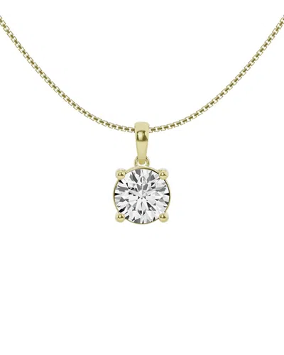 Lab Grown Diamonds 14k 2.00 Ct. Tw. Lab Grown Diamond Solitaire Pendant Necklace In Gold