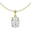 Lab Grown Diamonds 14k 2.00 Ct. Tw. Lab Grown Diamond Solitaire Pendant Necklace