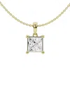 Lab Grown Diamonds 14k 2.00 Ct. Tw. Lab Grown Diamond Solitaire Pendant Necklace