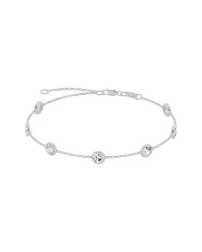Lab Grown Diamonds 14k 2.00 Ct. Tw. Lab Grown Diamond Station Bracelet In White