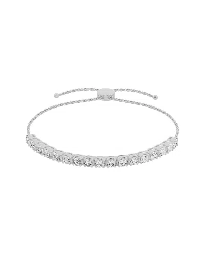 LAB GROWN DIAMONDS 14K 2.00 CT. TW. LAB GROWN DIAMOND TENNIS BOLO BRACELET