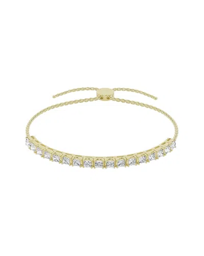 Lab Grown Diamonds 14k 2.00 Ct. Tw. Lab Grown Diamond Tennis Bolo Bracelet In Gold