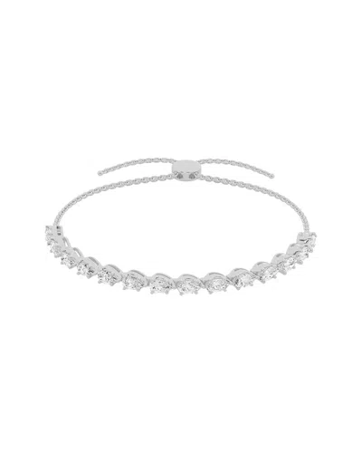 Lab Grown Diamonds 14k 2.00 Ct. Tw. Lab Grown Diamond Tennis Bolo Bracelet In White