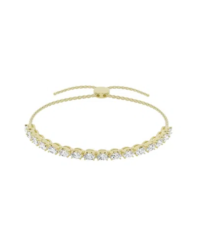LAB GROWN DIAMONDS 14K 2.00 CT. TW. LAB GROWN DIAMOND TENNIS BOLO BRACELET