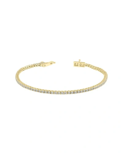 Lab Grown Diamonds 14k 2.00 Ct. Tw. Lab Grown Diamond Tennis Bracelet In Gold