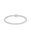 Lab Grown Diamonds 14k 2.00 Ct. Tw. Lab Grown Diamond Tennis Bracelet In Metallic