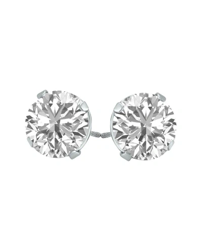 Lab Grown Diamonds 14k 2.25 Ct. Tw. Lab Grown Diamond Earrings In Metallic