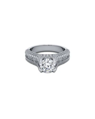 Lab Grown Diamonds 14k 2.30 Ct. Tw. Lab-grown Diamond Ring In Metallic