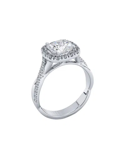 Lab Grown Diamonds 14k 2.40 Ct. Tw. Lab-grown Diamond Ring In Metallic