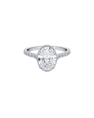 Lab Grown Diamonds 14k 2.70 Ct. Tw. Lab-grown Diamond Ring In Metallic