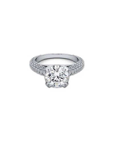 Lab Grown Diamonds 14k 2.70 Ct. Tw. Lab-grown Diamond Ring In Metallic