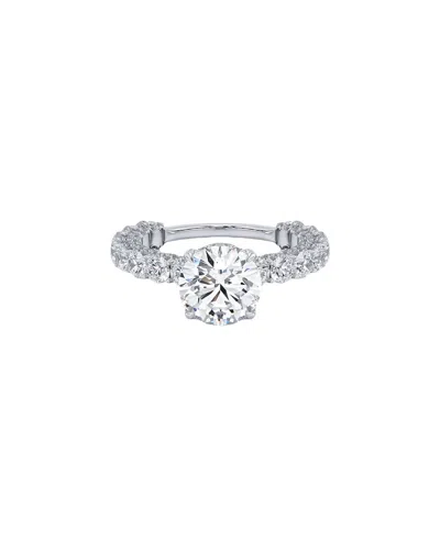 Lab Grown Diamonds 14k 2.75 Ct. Tw. Lab-grown Diamond Ring In Metallic