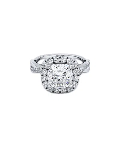 Lab Grown Diamonds 14k 2.90 Ct. Tw. Lab-grown Diamond Ring In Metallic