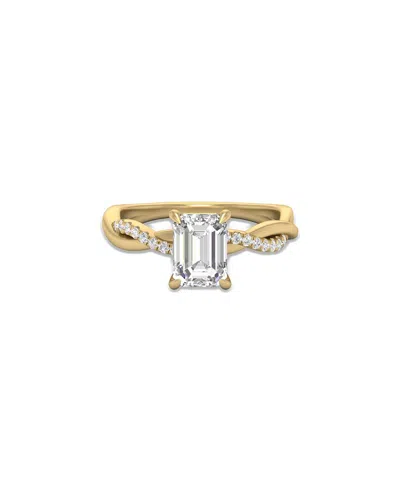 Lab Grown Diamonds 14k 2.00 Ct. Tw. Lab-grown Diamond Agatha Ring In Gold