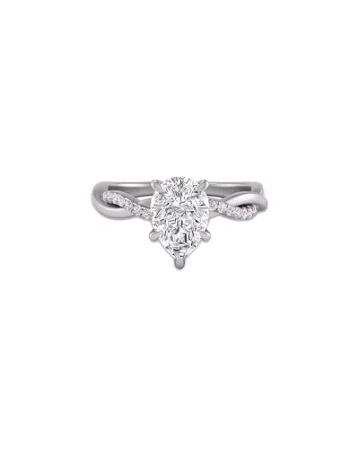 Lab Grown Diamonds 14k 2.00 Ct. Tw. Lab-grown Diamond Agatha Ring In Metallic