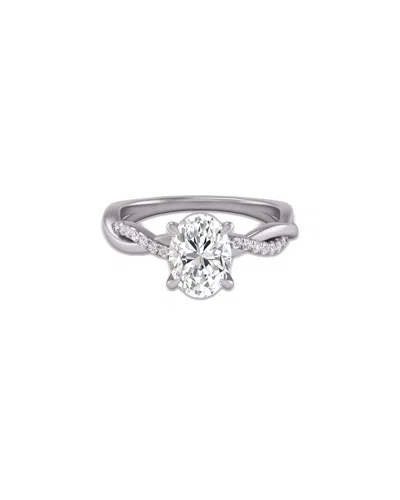 Lab Grown Diamonds 14k 2.00 Ct. Tw. Lab-grown Diamond Agatha Ring In Metallic