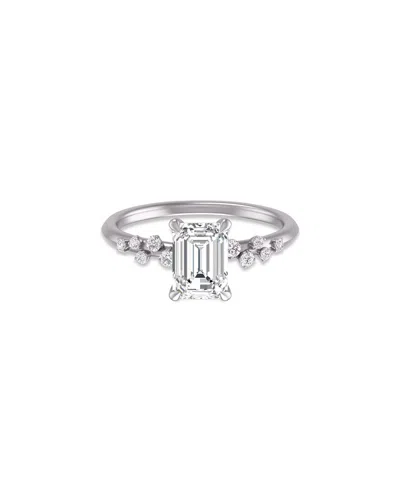 Lab Grown Diamonds 14k 2.00 Ct. Tw. Lab-grown Diamond Aria Ring In Metallic